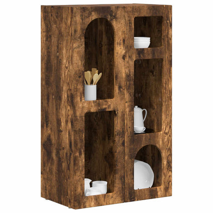 Sideboard ELST Rökt ek 59 x 35 x 100,5 cm Konstruerat trä
