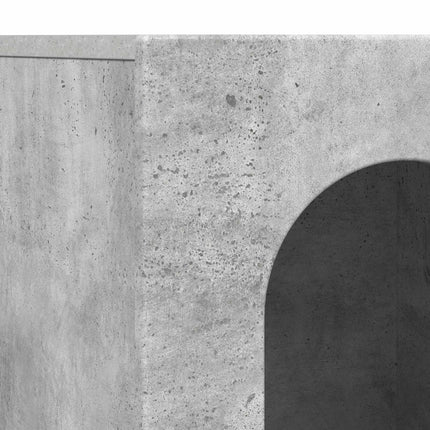 Sideboard ELST Betonggrå 100 x 35 x 59 cm Konstruerat trä