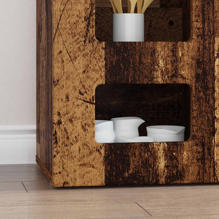 Sideboard Gammalt trä 100 x 35 x 59 cm Konstruerat trä