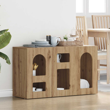 Sideboard ELST Artisan Ek 100 x 35 x 59 cm Konstruerat trä