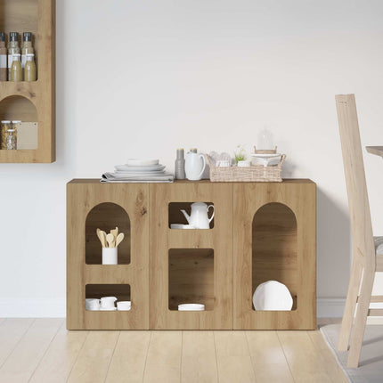 Sideboard ELST Artisan Ek 100 x 35 x 59 cm Konstruerat trä