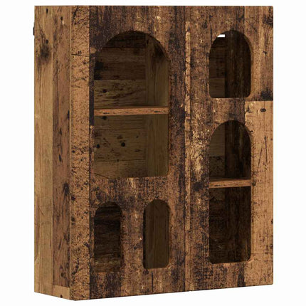 Hängande skåp Gammalt trä 59 x 20 x 71.5 cm Konstruerat trä