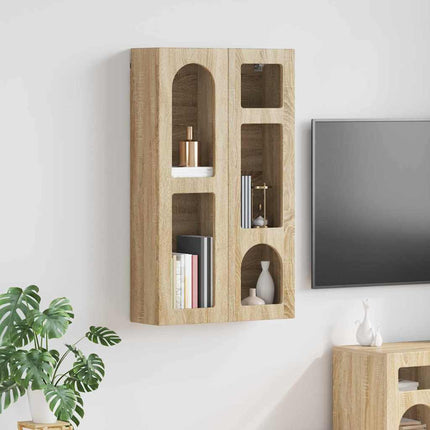 Hängande skåp Sonoma-ek 59 x 20 x 100 cm Konstruerat trä