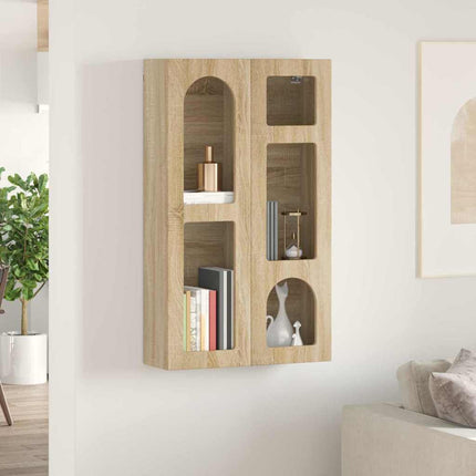 Hängande skåp Sonoma-ek 59 x 20 x 100 cm Konstruerat trä