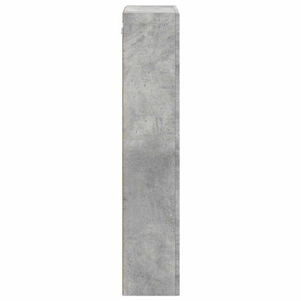 Hängande skåp Betonggrå 59 x 20 x 100 cm Konstruerat trä