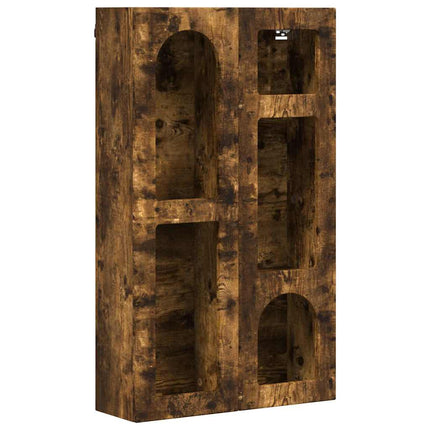 Hängande skåp Rökt ek 59 x 20 x 100 cm Konstruerat trä