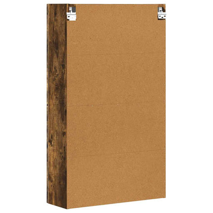 Hängande skåp Rökt ek 59 x 20 x 100 cm Konstruerat trä