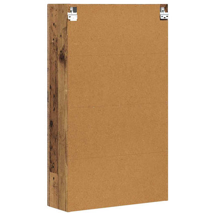 Hängande skåp ELST Gammalt trä 59 x 20 x 100 cm Konstruerat trä