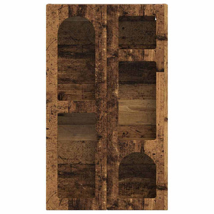 Hängande skåp ELST Gammalt trä 59 x 20 x 100 cm Konstruerat trä