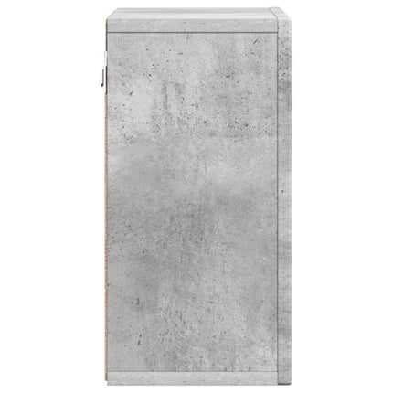 Hängande skåp Betonggrå 60 x 20 x 40 cm Konstruerat trä