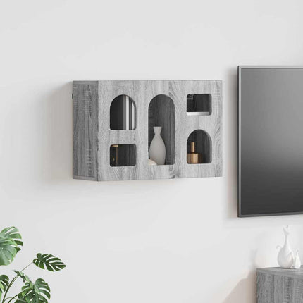 Hängande skåp Grå Sonoma 60 x 20 x 40 cm Konstruerat trä