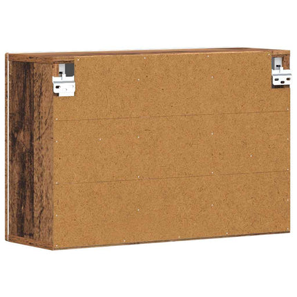 Hängande skåp ELST Gammalt trä 60 x 20 x 40 cm Konstruerat trä
