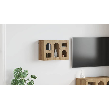 Hängande skåp ELST Artisan-ek 60 x 20 x 40 cm Konstruerat trä