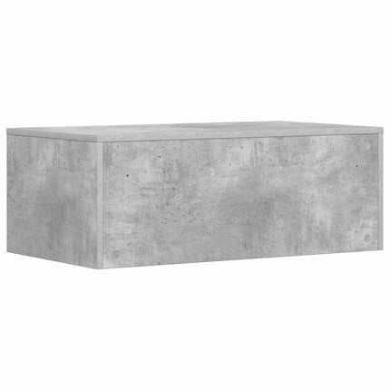 Väggmonterat skrivbord Väggmonterad Betonggrå 80 x 45 x 30 cm
