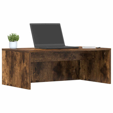 Väggmonterat skrivbord Rökt ek 80 x 45 x 30 cm Konstruerat trä