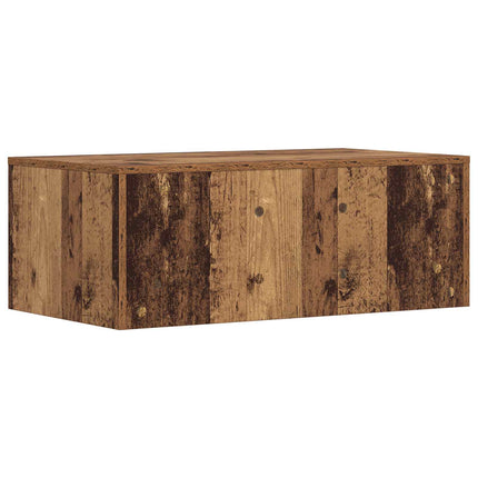 Väggmonterat skrivbord Väggmonterad Gammalt trä 80 x 45 x 30 cm
