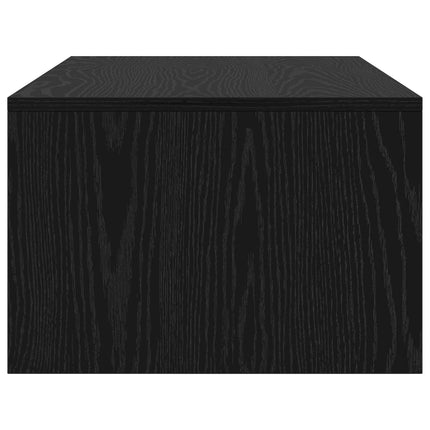 Väggmonterat skrivbord Väggmonterad Svart Ek 100 x 45 x 30 cm