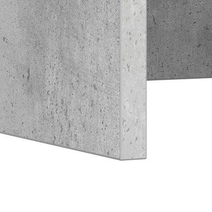Väggmonterat skrivbord Väggmonterad Betonggrå 100 x 45 x 30 cm
