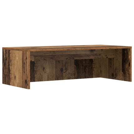 Väggmonterat skrivbord med lagring Gammalt trä 100 x 45 x 30 cm