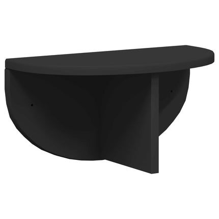 Vägg hylla Väggmonterad Svart 38 x 19 x 19 cm Konstruerat trä