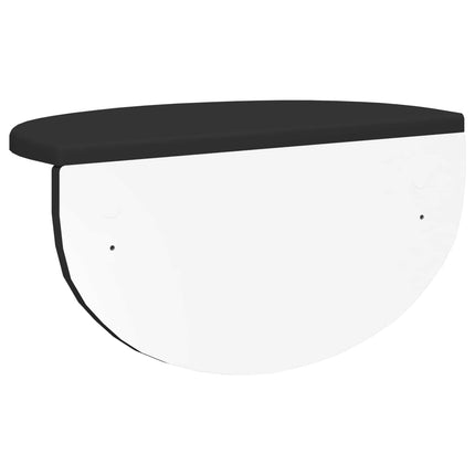 Vägg hylla Väggmonterad Svart 38 x 19 x 19 cm Konstruerat trä