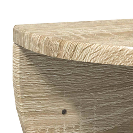 Vägg hylla 2 pcs Sonoma-ek 38 x 19 x 19 cm Konstruerat trä