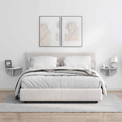 Vägg hylla Betonggrå 38 x 19 x 19 cm Konstruerat trä
