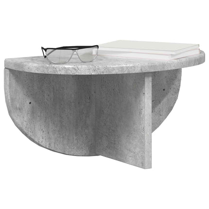 Vägg hylla Betonggrå 38 x 19 x 19 cm Konstruerat trä