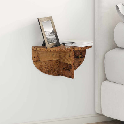 Vägg hylla Gammalt trä 38 x 19 x 19 cm Konstruerat trä
