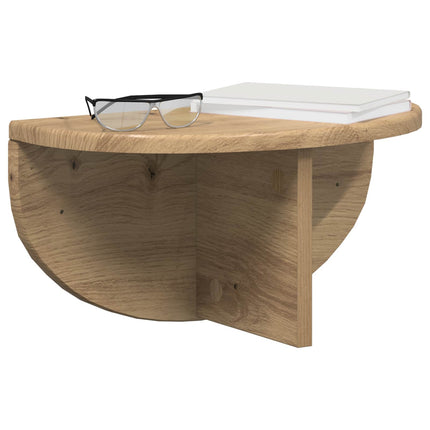 Vägg hylla Artisan Ek 38 x 19 x 19 cm Konstruerat trä