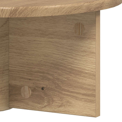 Vägg hylla 2 pcs Artisan Ek 38 x 19 x 19 cm Konstruerat trä