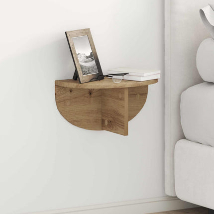 Vägg hylla 2 pcs Artisan Ek 38 x 19 x 19 cm Konstruerat trä