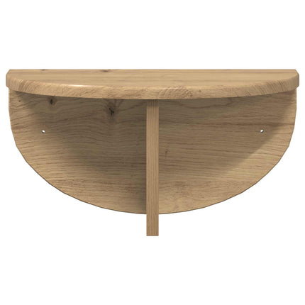 Vägg hylla 2 pcs Artisan Ek 38 x 19 x 19 cm Konstruerat trä