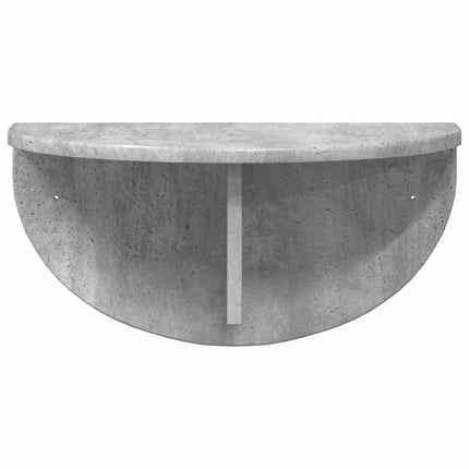 Vägg hylla Betonggrå 48 x 24 x 24 cm Konstruerat trä