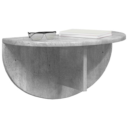 Vägg hylla Betonggrå 48 x 24 x 24 cm Konstruerat trä