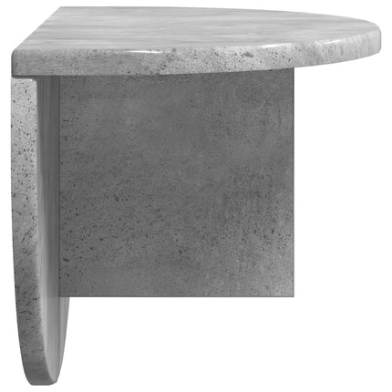 Vägg hylla Betonggrå 48 x 24 x 24 cm Konstruerat trä