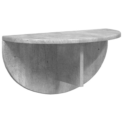 Vägg hylla 2 pcs Betonggrå 48 x 24 x 24 cm Konstruerat trä