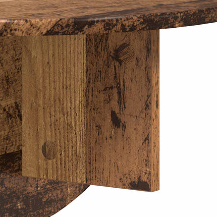 Vägg hylla Väggmonterat Gammalt trä 48 x 24 x 24 cm