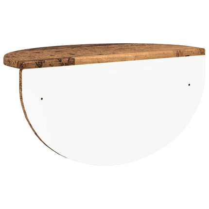 Vägg hylla Gammalt trä 48 x 24 x 24 cm Konstruerat trä