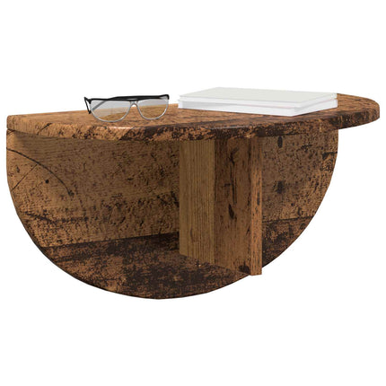 Vägg hylla Gammalt trä 48 x 24 x 24 cm Konstruerat trä