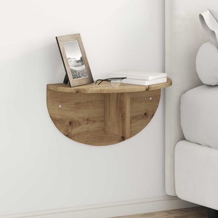 Vägg hylla Artisan Ek 48 x 24 x 24 cm Konstruerat trä