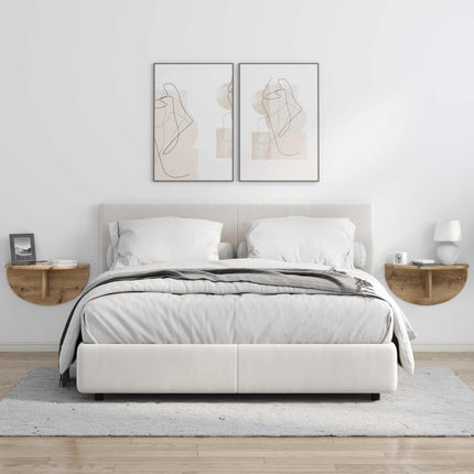 Vägg hylla Artisan Ek 48 x 24 x 24 cm Konstruerat trä