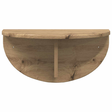 Vägg hylla 2 pcs Artisan Ek 48 x 24 x 24 cm Konstruerat trä