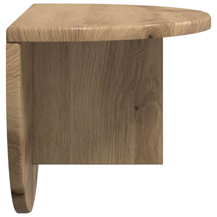 Vägg hylla 2 pcs Artisan Ek 48 x 24 x 24 cm Konstruerat trä