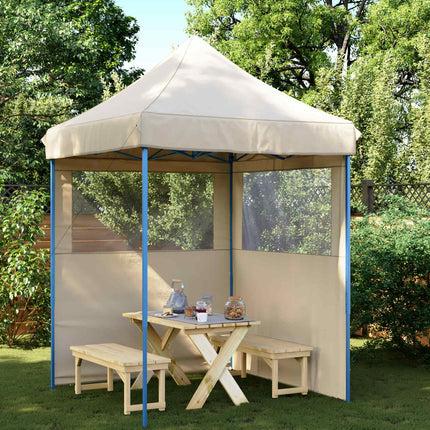 Partytält Beige 200 x 200 x 306 cm Oxford Tyg