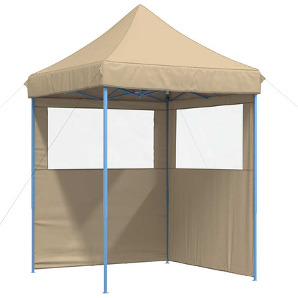 Partytält Beige 200 x 200 x 306 cm Oxford Tyg