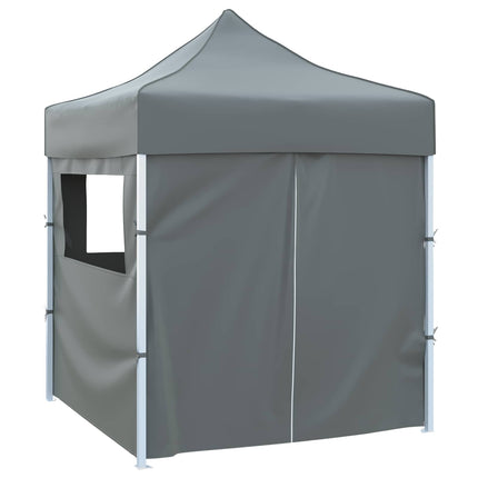 Partytält Antracit 200 x 200 x 315 cm Oxford Tyg