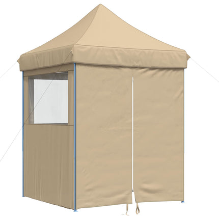 Partytält Beige 200 x 200 x 306 cm Oxford Tyg