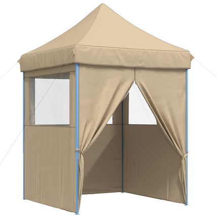 Partytält Beige 200 x 200 x 306 cm Oxford Tyg
