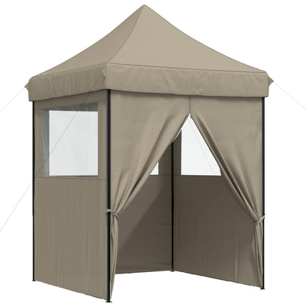 Partytält Taupe 200 x 200 x 306 cm Oxford Tyg